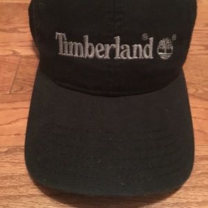 Black Timberland baseball cap - organic cotton